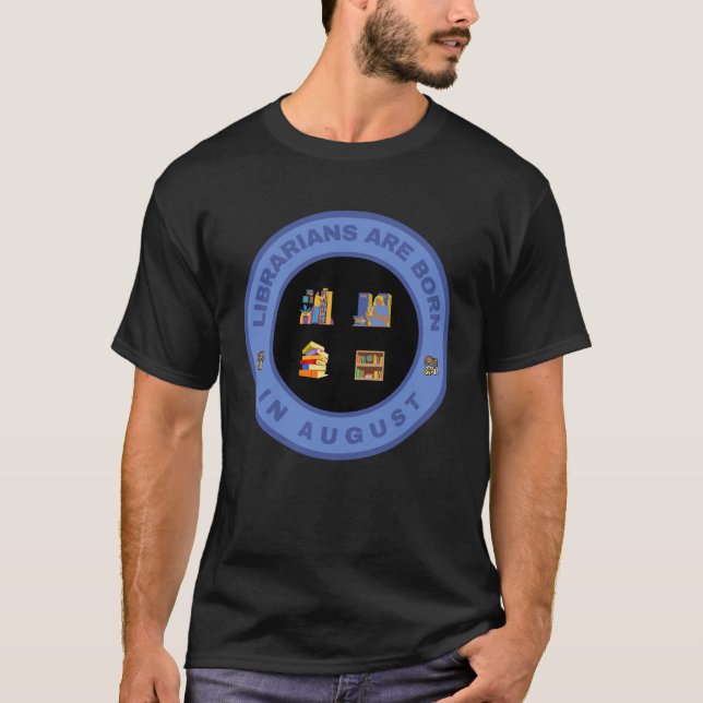 Bibliotheken sind geboren im alternativen Design d T-Shirt (Vorderseite)