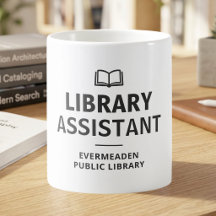 Bibliotheks-Assistent Geschenk Bibliotheksliebhabe