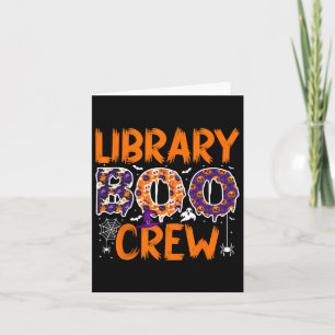 Bibliotheks Boo Crew Bibliothekare Buchliebhaber G Karte
