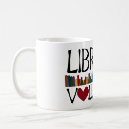 Bibliotheks-freiwillige Bücher Kaffeetasse