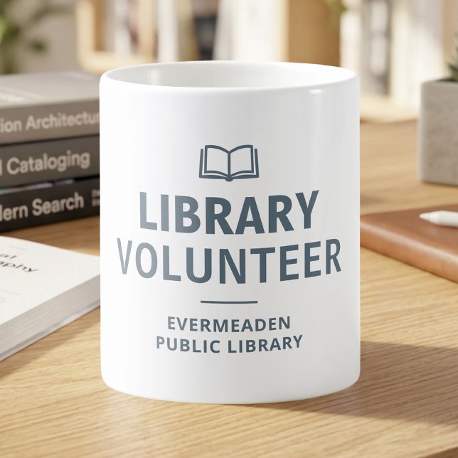 Bibliotheks-Freiwilliger Custom Kaffeetasse (Von Creator hochgeladen)