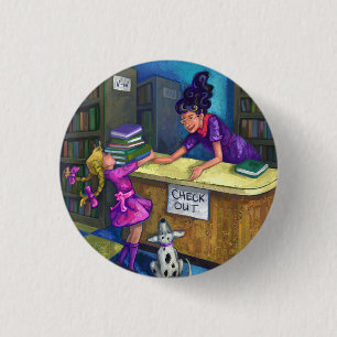 Bibliotheks-Karo-heraus Grafik Button