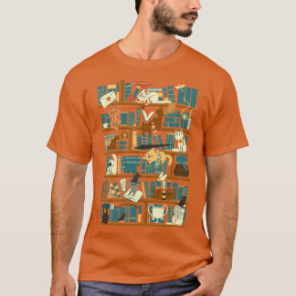Bibliotheks-Magie-Schulfreund T-Shirt