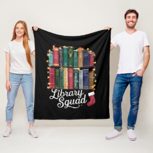 Bibliotheks-Team Weihnachten Buchliebhaber Team Le Fleecedecke