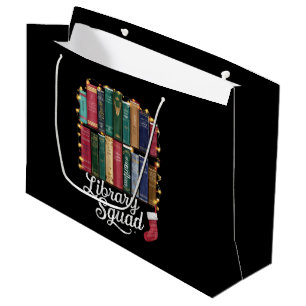 Bibliotheks-Team Weihnachten Buchliebhaber Team Le Große Geschenktüte