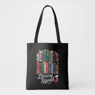 Bibliotheks-Team Weihnachten Buchliebhaber Team Le Tasche