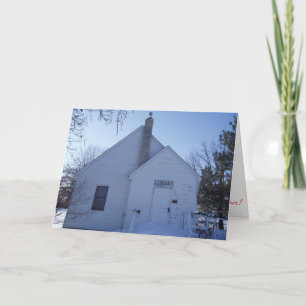 „Bibliotheks“-Weihnachtskarte Karte