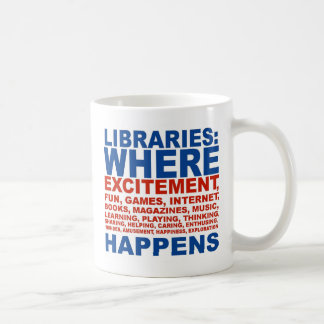 Bibliotheksaufregungs-Tasse Kaffeetasse