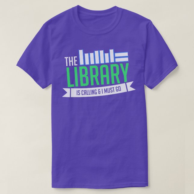 Bibliotheksbücher 3 T-Shirt (Design vorne)