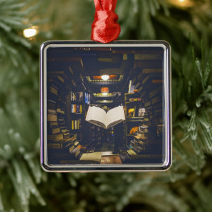 Bibliotheksbücher - Bücherregale Ornament Aus Metall