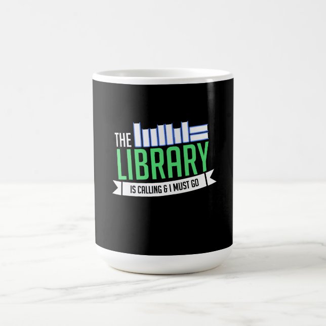 Bibliotheksbücher Kaffeetasse (Mittel)