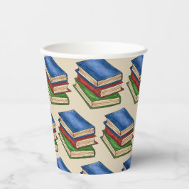 Bibliotheksbücher Lehrerin Bibliothekarische Schul Pappbecher