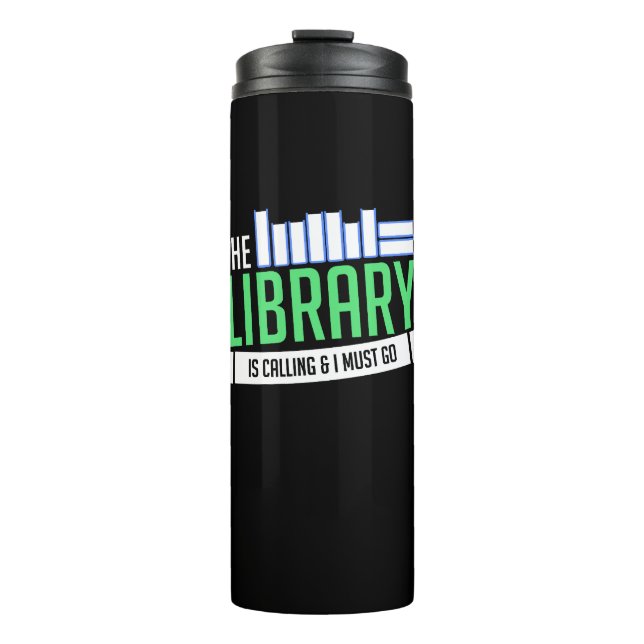 Bibliotheksbücher Thermosbecher (Vorderseite)