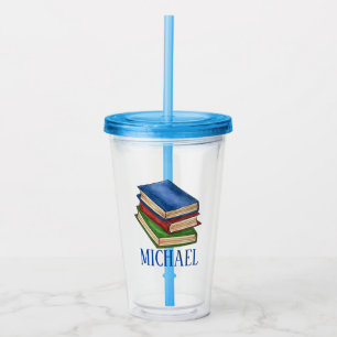 Bibliotheksbuchlehrer Hauptbibliothekar Acryltrinkbecher