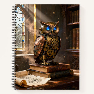 Bibliothekseule Notizbuch