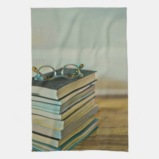 Bibliotheksgeschenk Geschirrtuch (Vertikal)