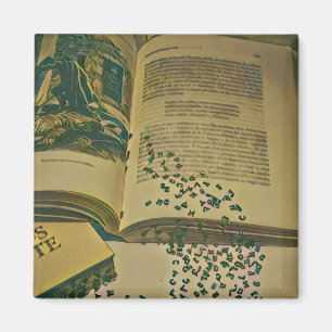 Bibliotheksgeschenk Magnet
