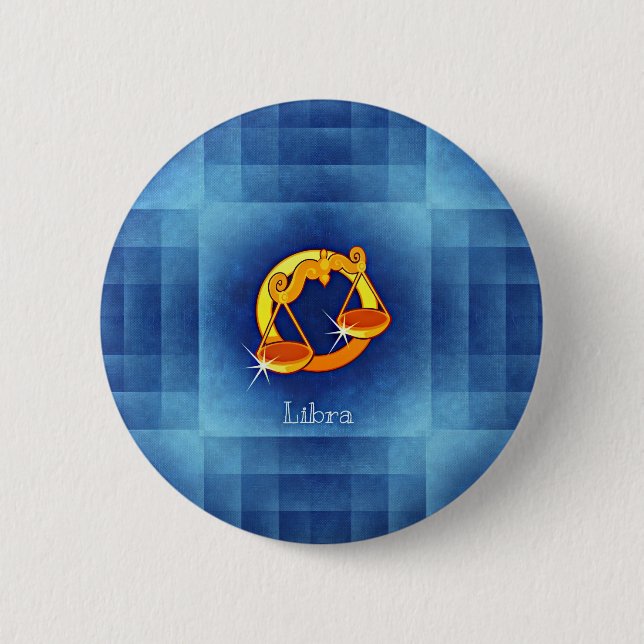 Bibliothekshoroskop Button (Vorderseite)