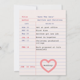 Bibliothekskarte Save the Date