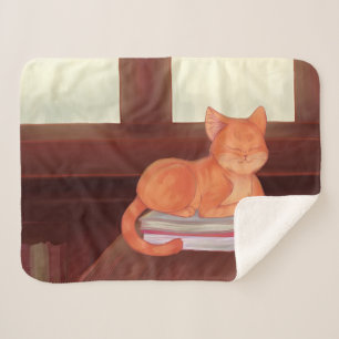 Bibliothekskatze Sherpadecke