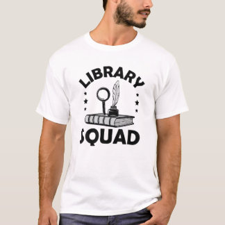 Bibliothekskopf Lesen Librarians Coworker Apprecia T-Shirt