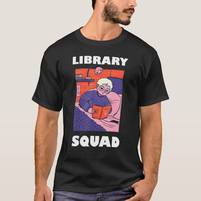 Bibliothekskopf T-Shirt (Vorderseite)