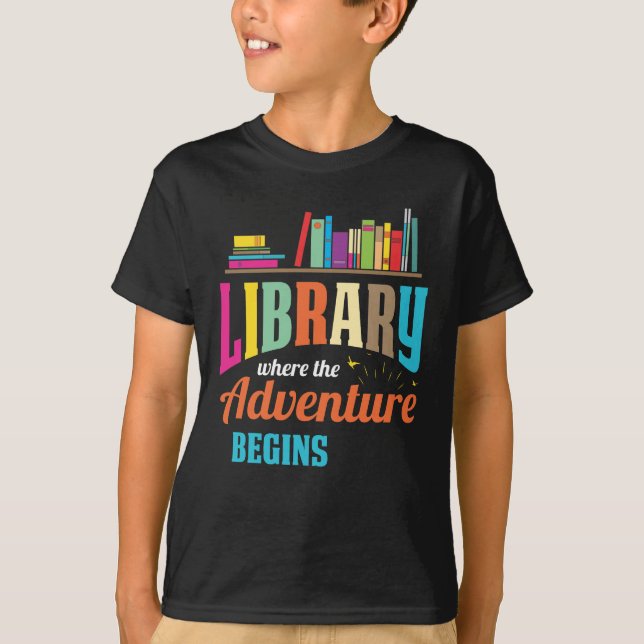 Bibliothekslüfter - Buchliebhaber Librarian Reader T-Shirt (Vorderseite)