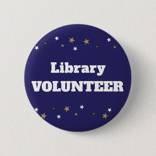 Bibliothekspersonal mit Sternenkennung Button