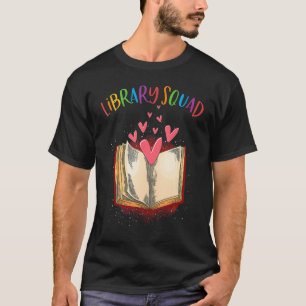 Bibliothekspopade Bibliothekar Buchwurm Buch 4 T-Shirt