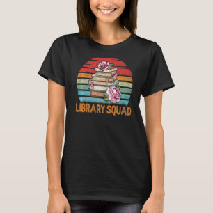 Bibliotheksquad Bibliothekar Buchwurm Buchlesebuch T-Shirt