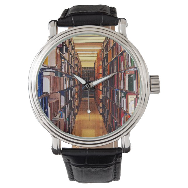 Bibliotheksräume Armbanduhr (Vorderseite)