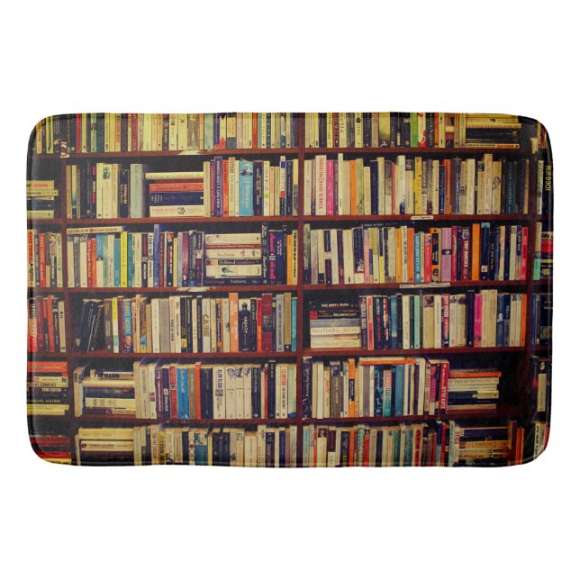 Bibliotheksregale Badematte (Vorderseite)