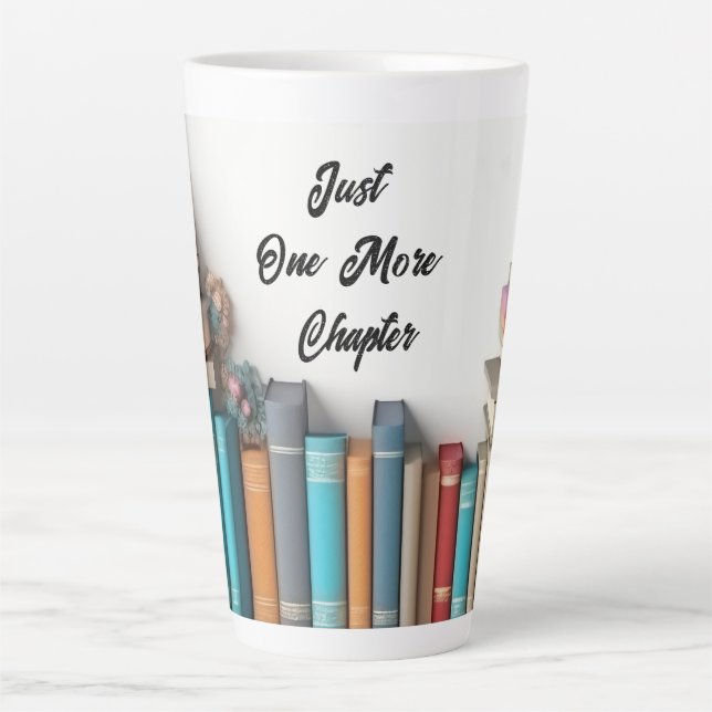 "Bibliotheksschätze: Ein Paradies für Buchliebhabe Milchtasse (Vorderseite)