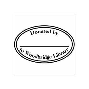 Bibliotheksspenden Buchzeichen Briefmarke Gummistempel