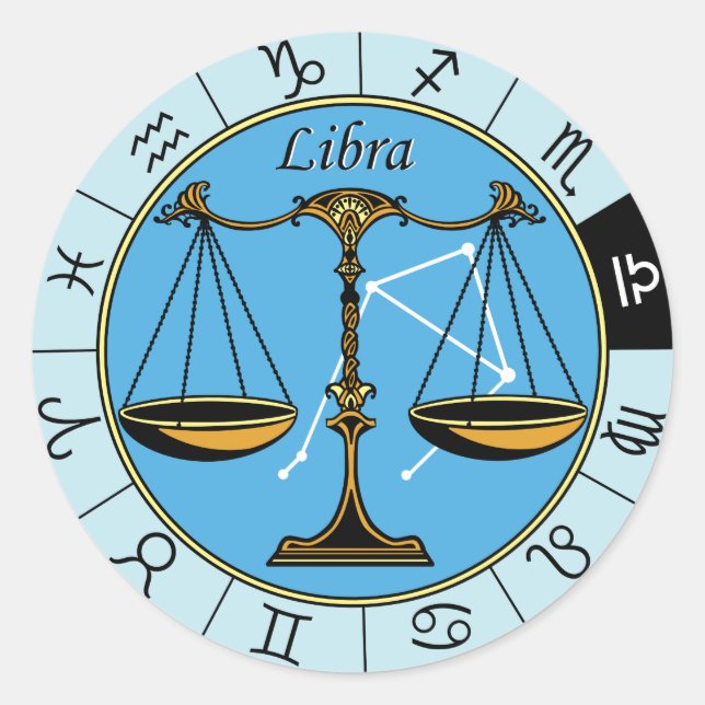 Bibliothekszeichen Runder Aufkleber (Vorderseite)