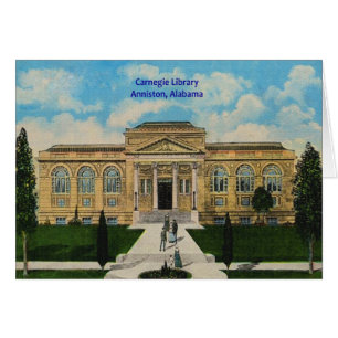 Bibliothèque Carnegie vintage Anniston Alabama