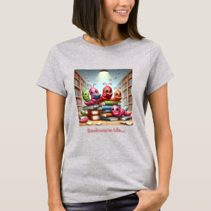 Bibliothèque de l'école Vêtements Vie T-shirt