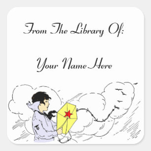 Bibliothèque de livres de conte Kite Sticker perso