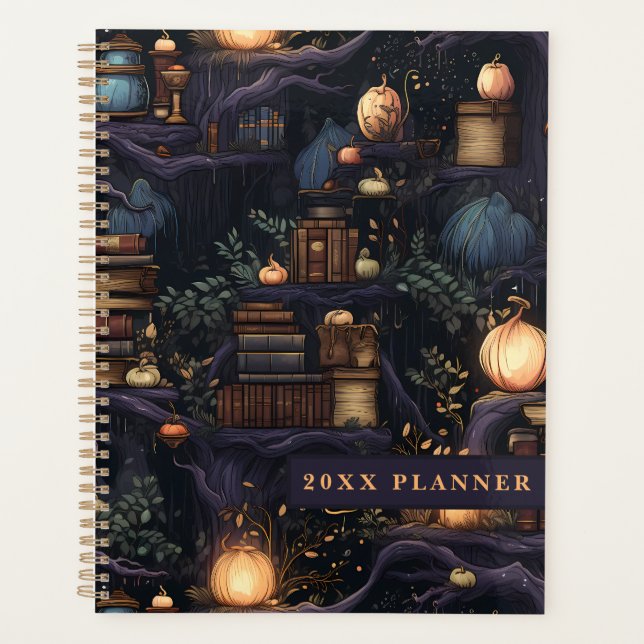 Bibliothèque de sorcières de chalet Planificateur  (Devant)