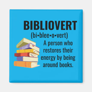 Bibliovert Book Addict Magnet