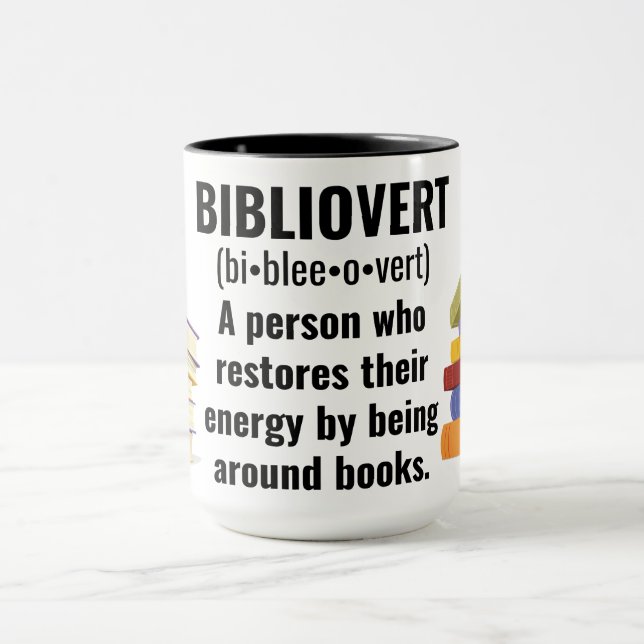 Bibliovert Book Addict Mug (Centre)