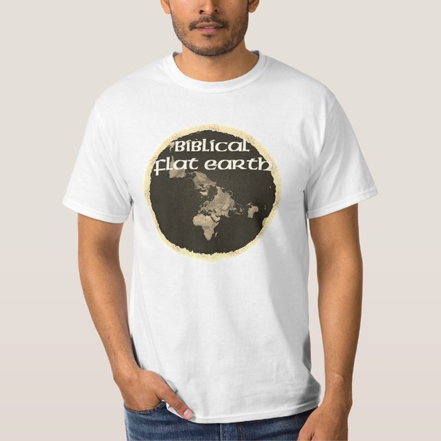 Biblische flache Erde T-Shirt (Vorderseite)