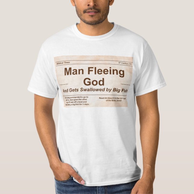 biblische Überschrift: Jonah T-Shirt (Vorderseite)