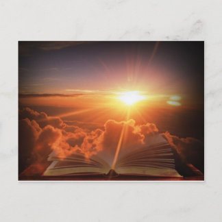 Biblischer Sonnenuntergang Postkarte