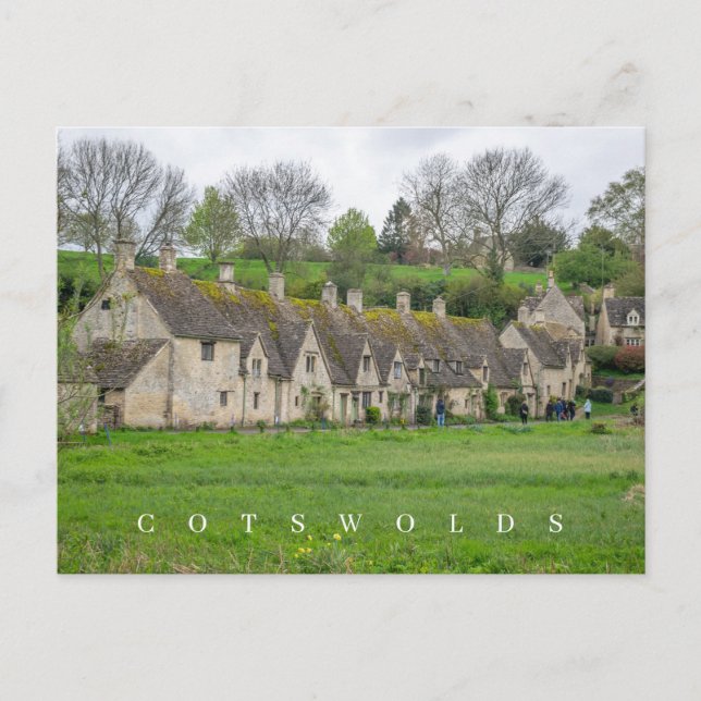 Bibury Arlington Row View Postkarte (Vorderseite)