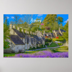 Bibury, Vereinigtes Königreich - Arlington Row Cot Poster