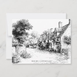 Bibury Village, Cotswolds, UK Postkarte