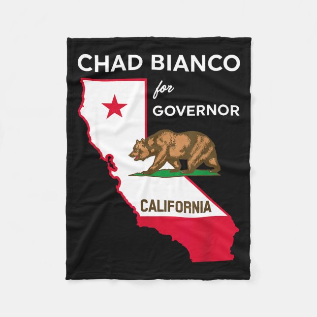 Bicanco 2026 Chad Bianco For Governor Of Californi Fleecedecke (Vorderseite)