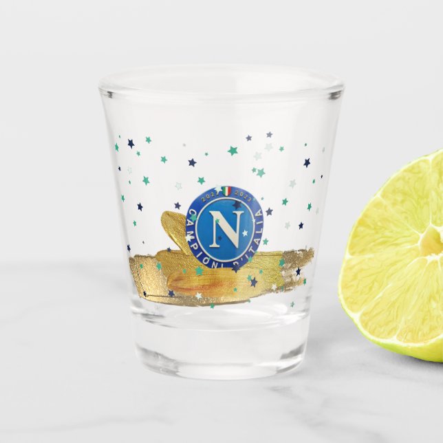 Bicchiere di birra Scudetto Napoli - Shotglas Schnapsglas (Vorderseite)