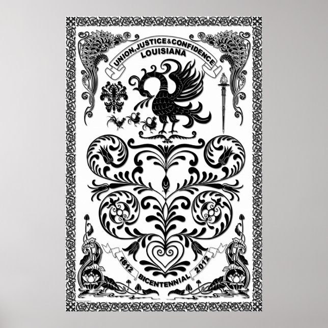 Bicentennial Louisiana Mardi Gras Party Siehe Anme Poster (Vorne)